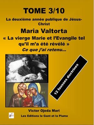 cover image of TOME 3 « La vierge Marie et l'Evangile tel qu'il m'a été révélé »  de Maria Valtorta